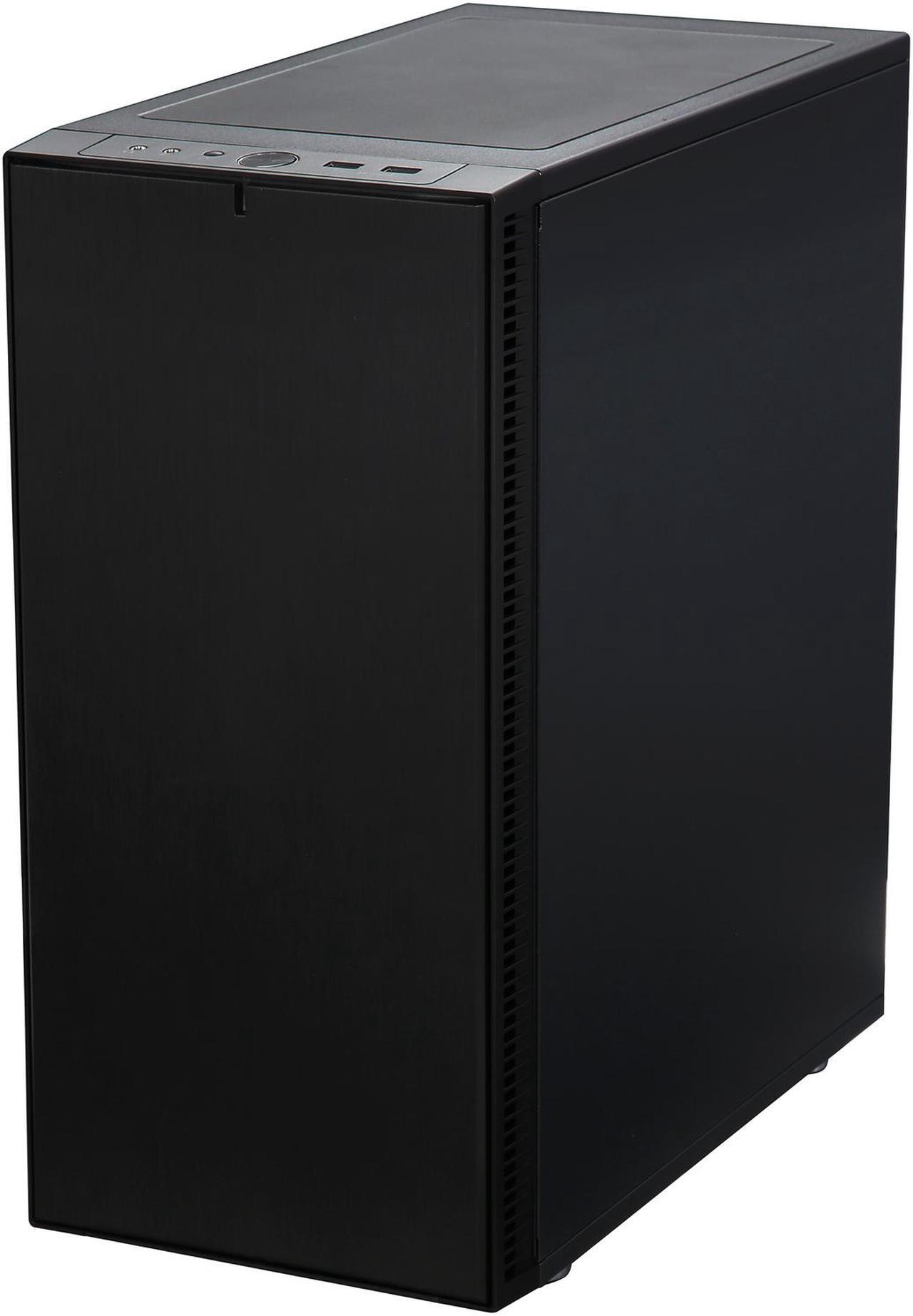 Alt view image 4 of 10 - Fractal Design Define C Black Window Silent Compact ATX Mid Tower Computer Case