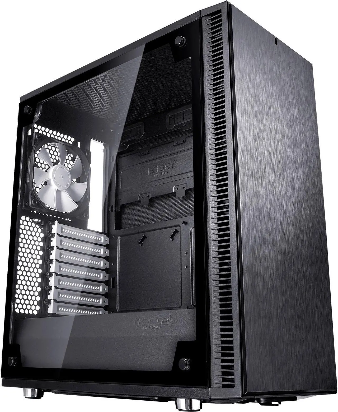 Main image of Fractal Design Define C TG Black Tempered Glass Window Silent Compact ATX Mid Tower Computer Case