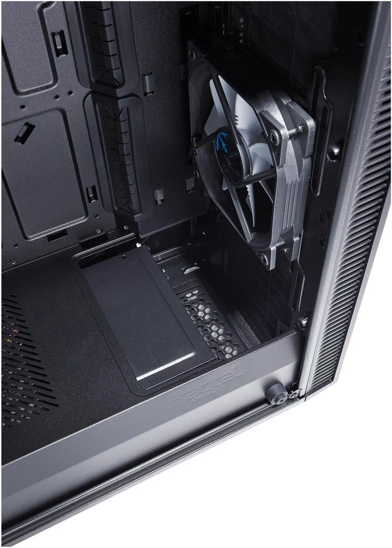 Alt view image 15 of 17 - Fractal Design Define C TG Black Tempered Glass Window Silent Compact ATX Mid Tower Computer Case