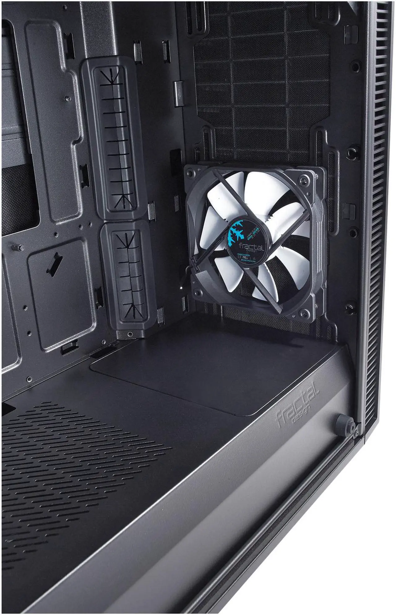 Alt view image 16 of 20 - Fractal Design Define Mini C TG Black Tempered Glass Window Silent Compact Micro ATX Mini Tower Computer Case
