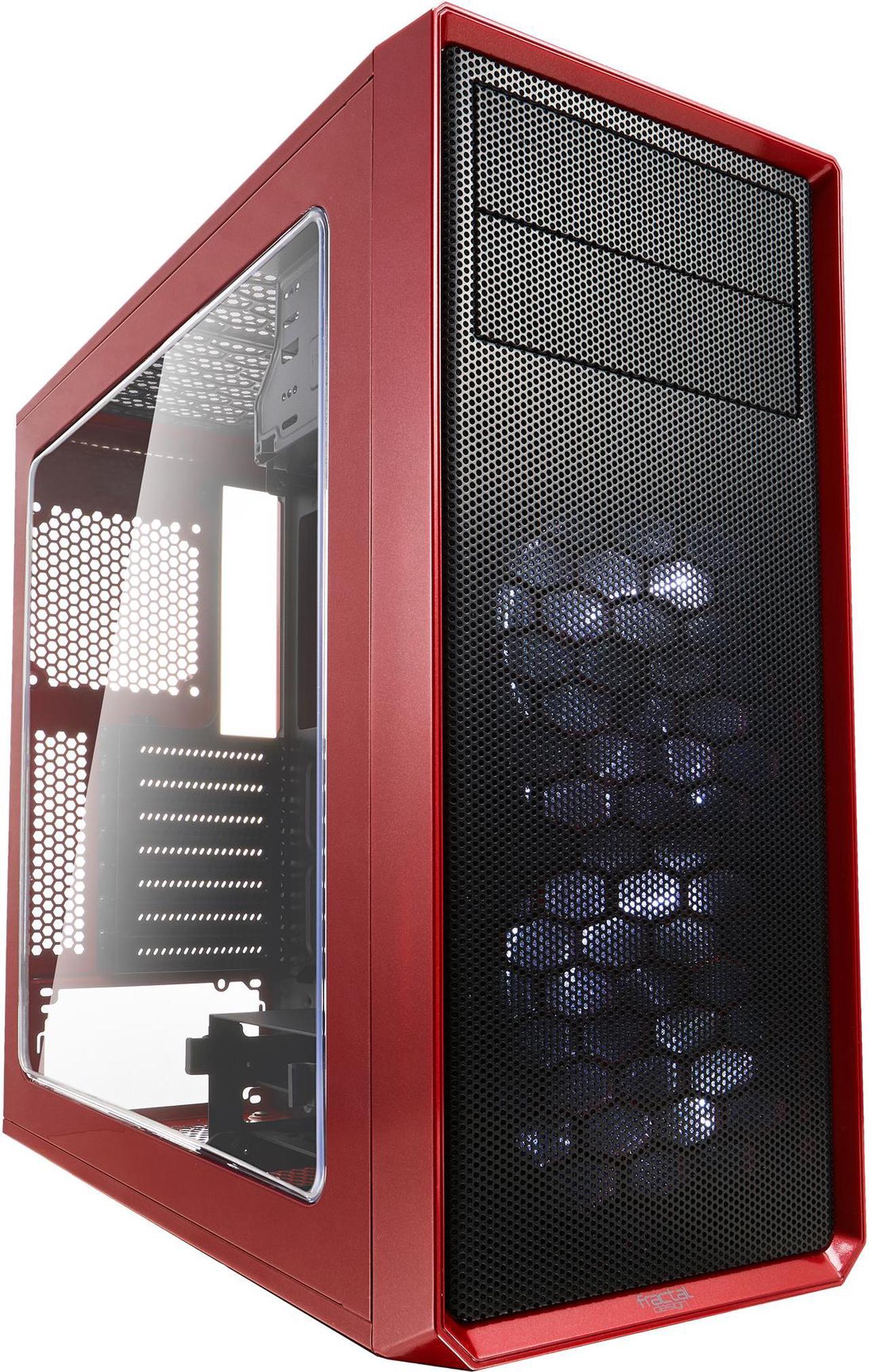 Fractal Design Focus G Mystic Red ATX Mid Tower Computer Case