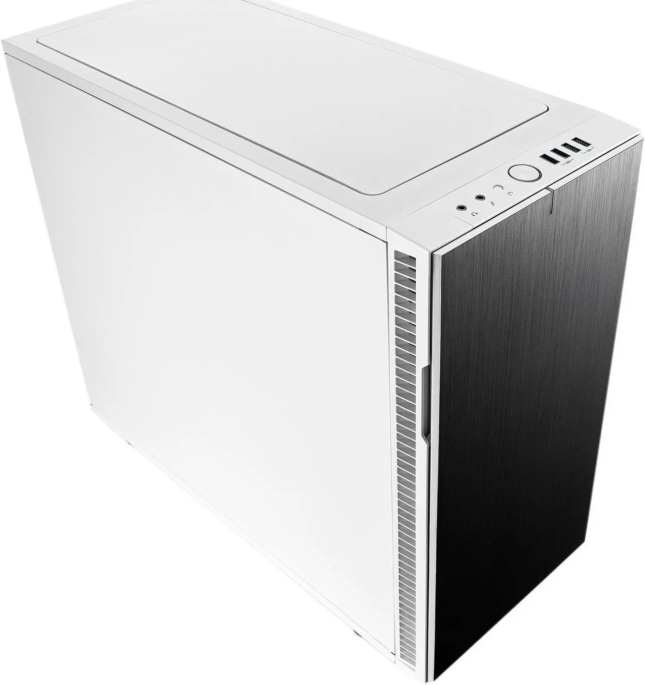 Alt view image 8 of 20 - Fractal Design Define R6 White Brushed Aluminum/Steel ATX Silent Modular Mid Tower Computer Case