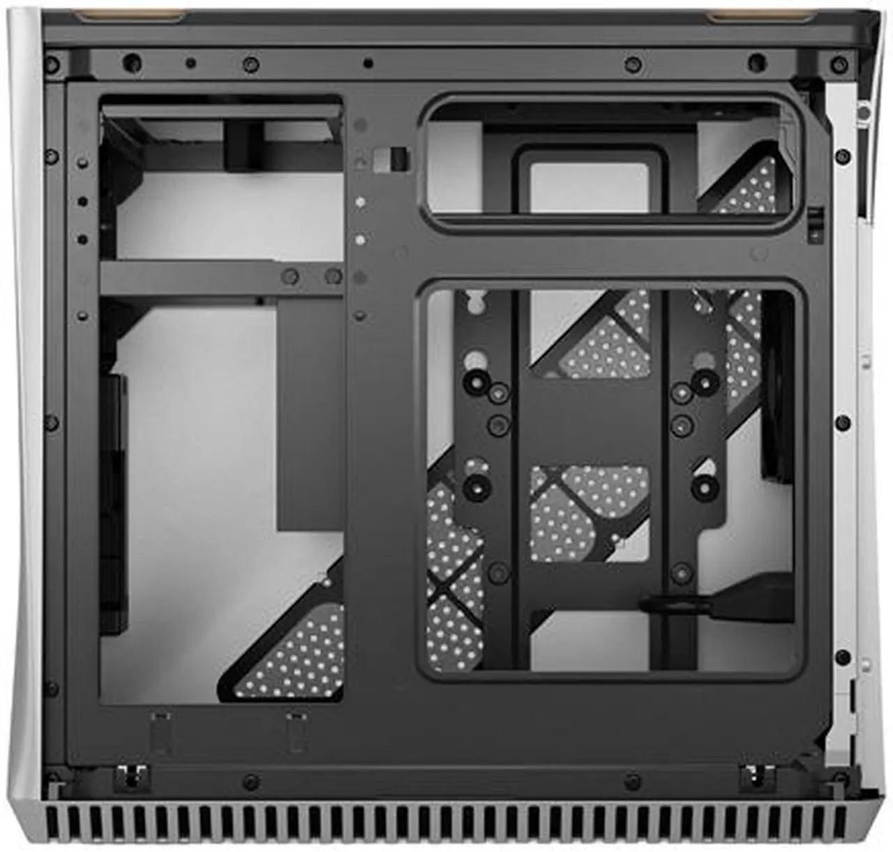 Alt view image 9 of 20 - Fractal Design Era ITX Silver Anodized Aluminum/Steel Mini-ITX Compact Modular Small Form Factor Computer Case with White Oak Top Panel