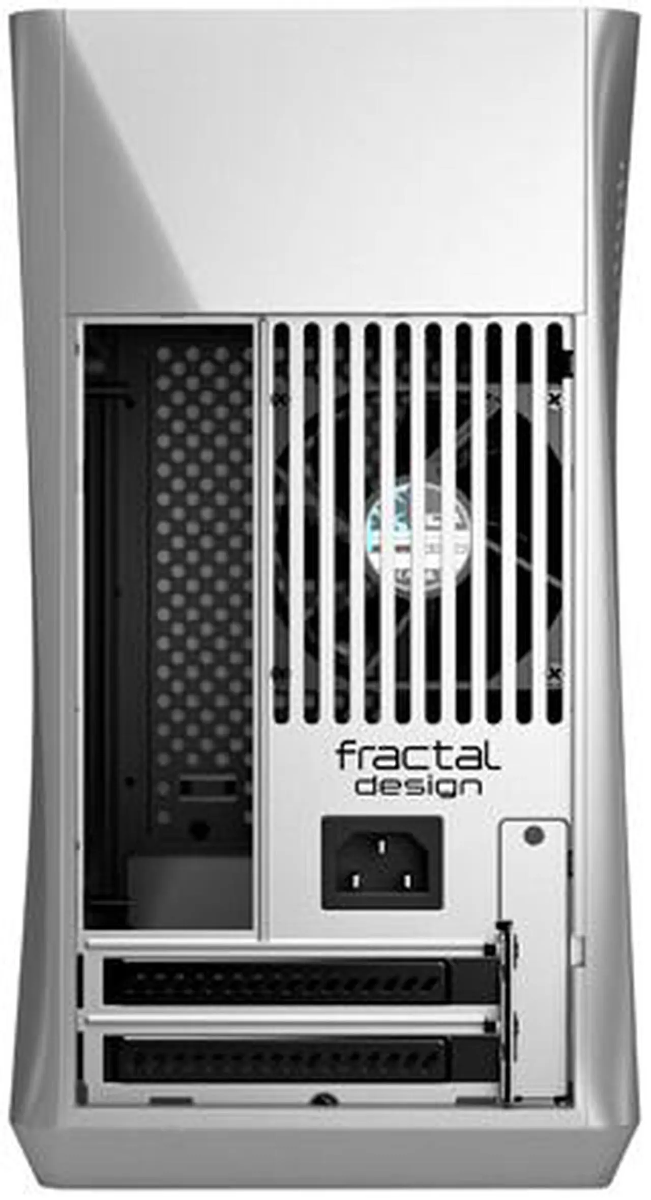 Alt view image 20 of 20 - Fractal Design Era ITX Silver Anodized Aluminum/Steel Mini-ITX Compact Modular Small Form Factor Computer Case with White Oak Top Panel