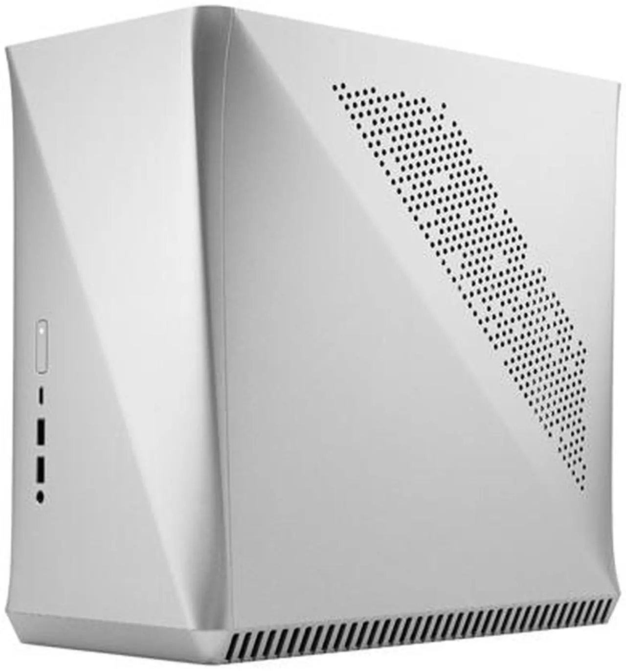 Alt view image 5 of 20 - Fractal Design Era ITX Silver Anodized Aluminum/Steel Mini-ITX Compact Modular Small Form Factor Computer Case with White Oak Top Panel
