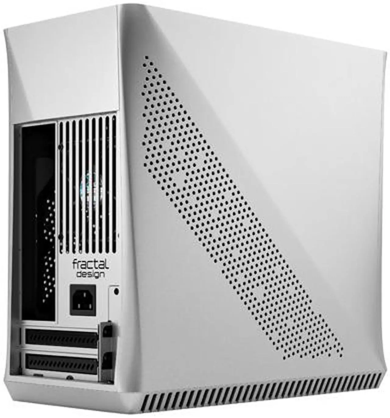 Alt view image 16 of 20 - Fractal Design Era ITX Silver Anodized Aluminum/Steel Mini-ITX Compact Modular Small Form Factor Computer Case with White Oak Top Panel