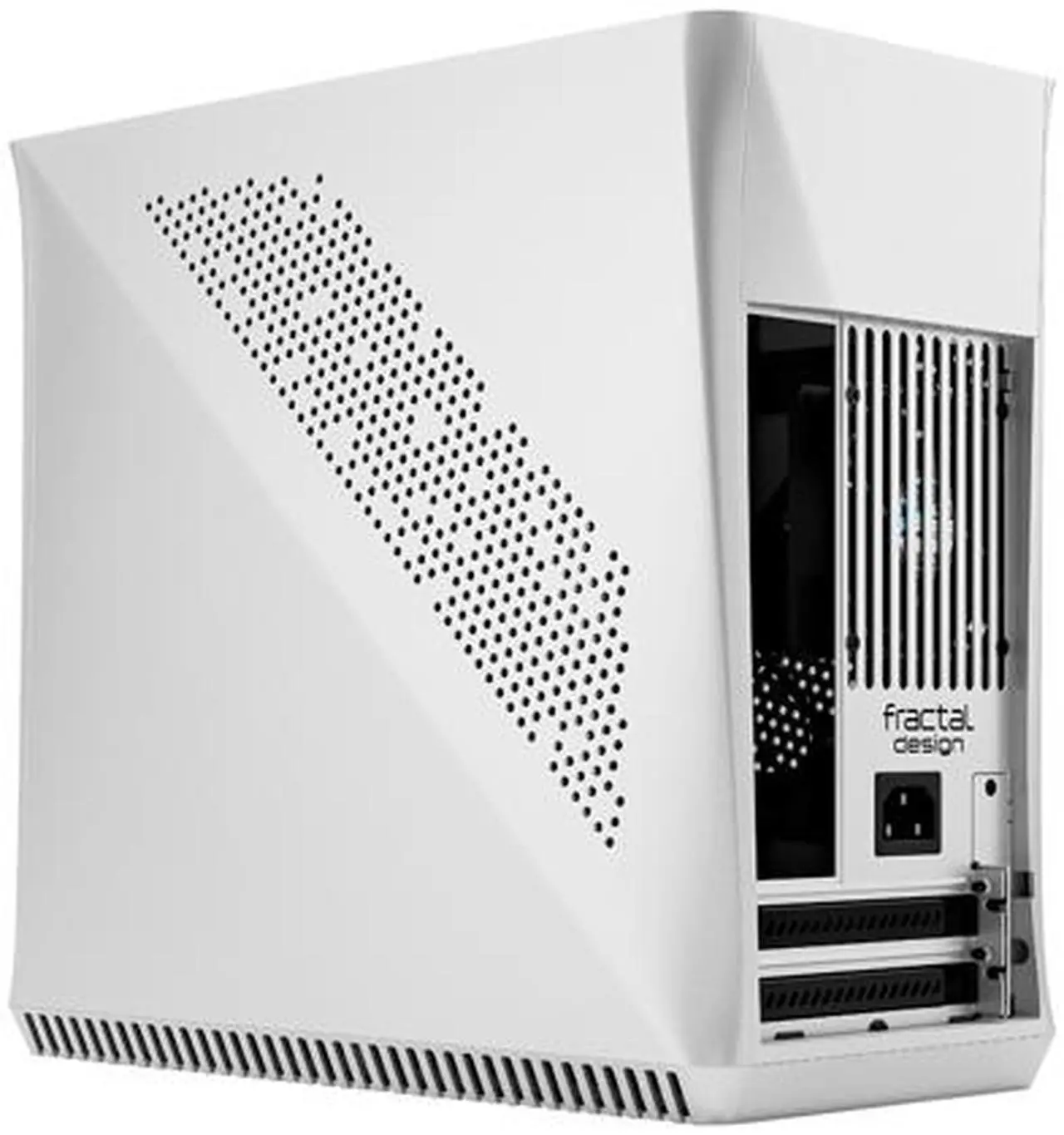 Alt view image 18 of 20 - Fractal Design Era ITX Silver Anodized Aluminum/Steel Mini-ITX Compact Modular Small Form Factor Computer Case with White Oak Top Panel