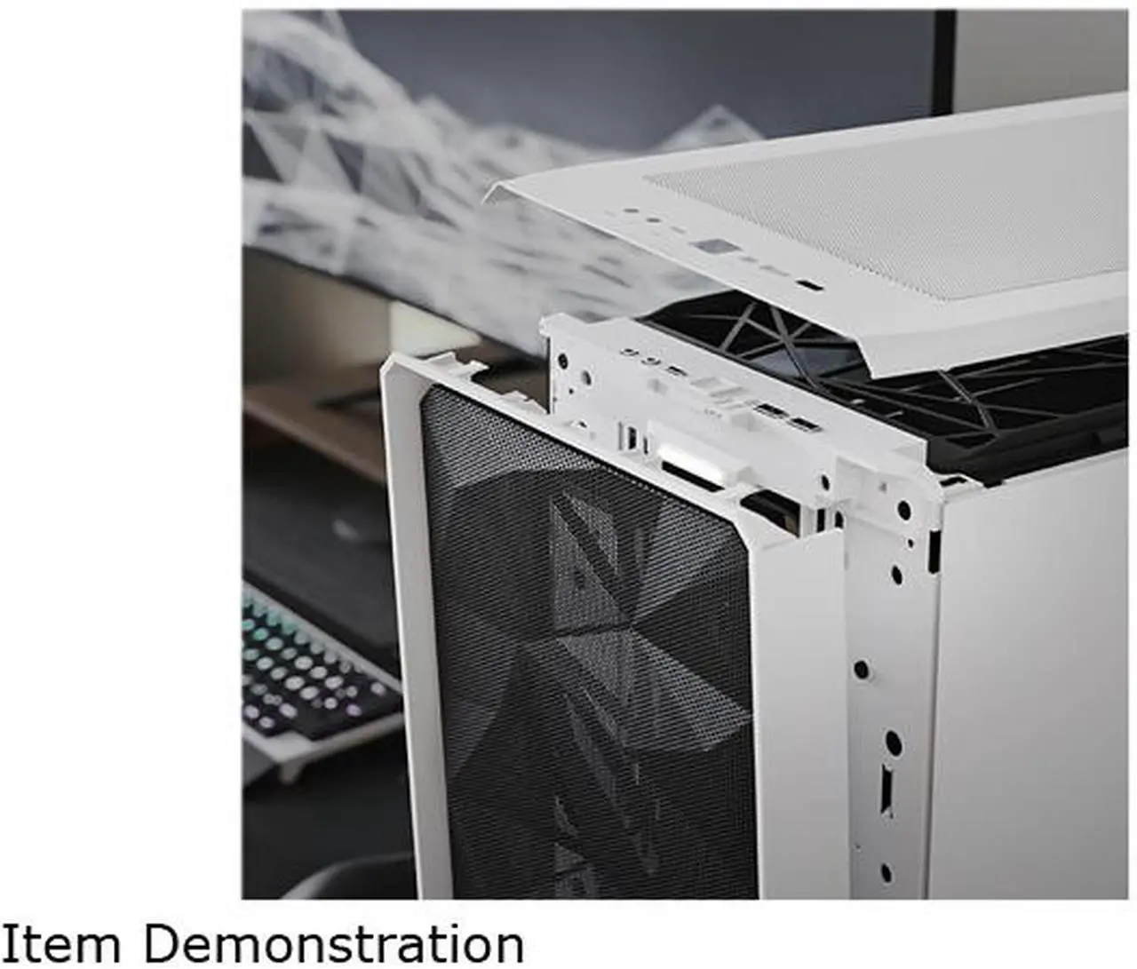 Alt view image 11 of 19 - Fractal Design Meshify 2 Gray ATX Flexible Light Tinted Tempered Glass Window Mid Tower Computer Case