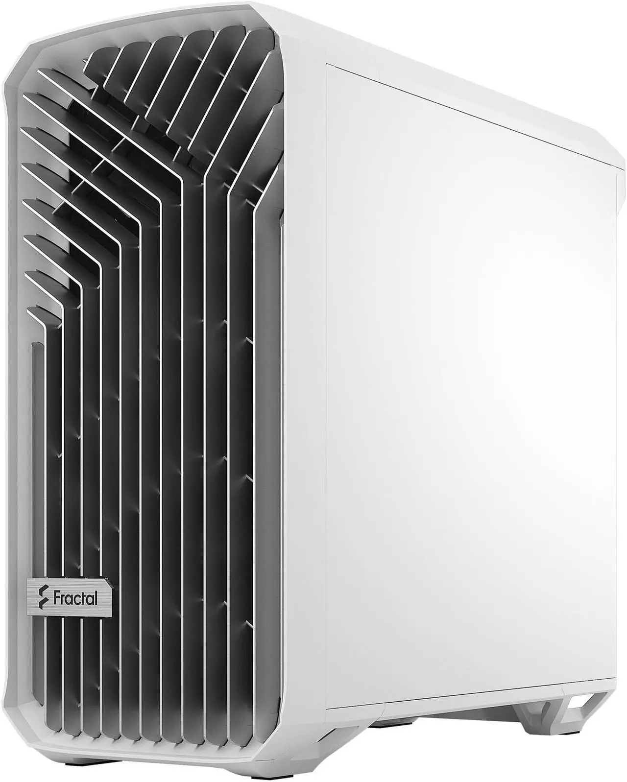 Alt view image 6 of 19 - Fractal Design Torrent Compact White Steel / Tempered Glass ATX Mid Tower Computer Case ATX Power Supply