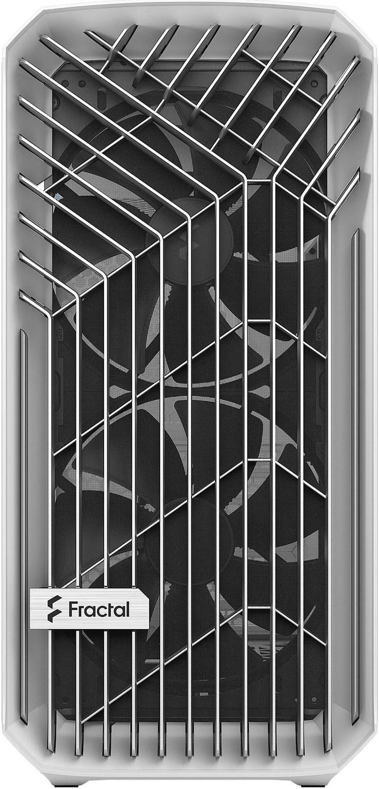 Alt view image 4 of 19 - Fractal Design Torrent Compact White Steel / Tempered Glass ATX Mid Tower Computer Case ATX Power Supply