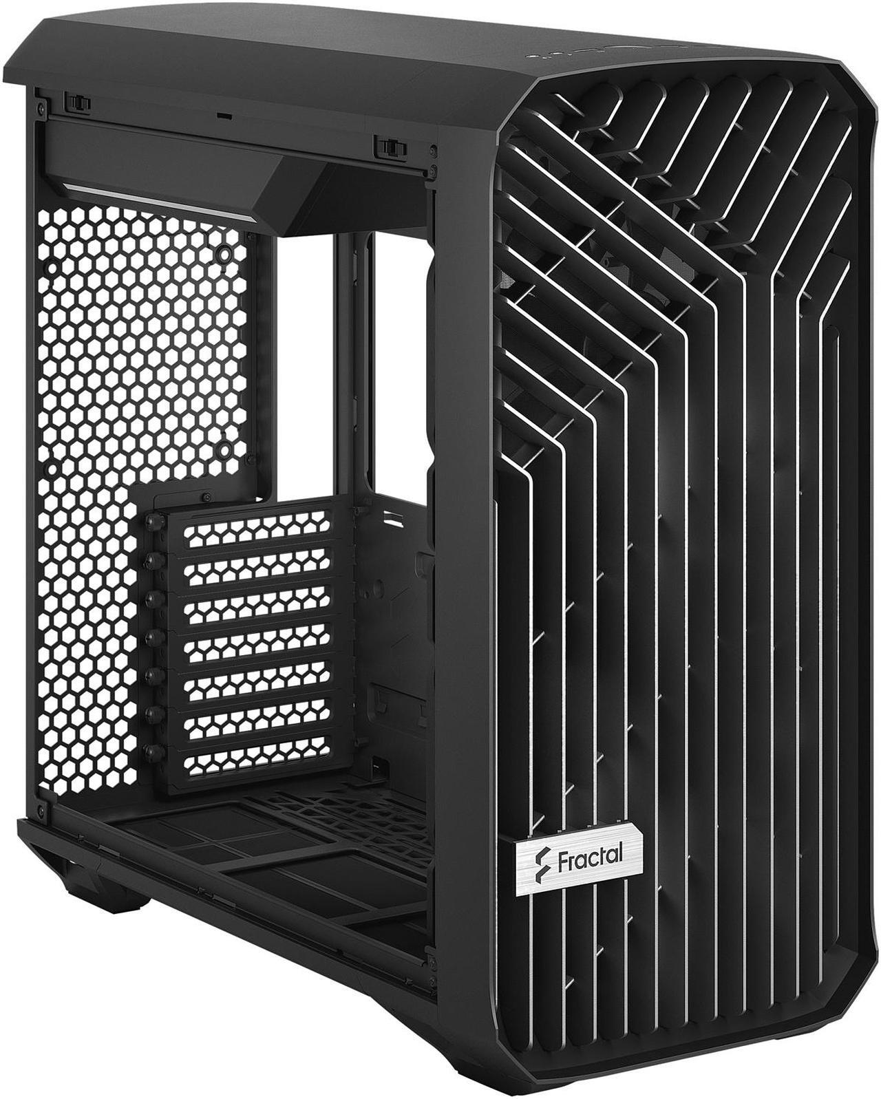 Alt view image 12 of 20 - Fractal Design Torrent Compact Black Steel ATX Mid Tower Computer Case ATX Power Supply