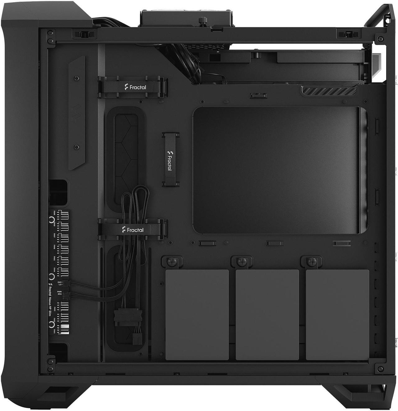 Alt view image 10 of 20 - Fractal Design Torrent Compact Black Steel ATX Mid Tower Computer Case ATX Power Supply