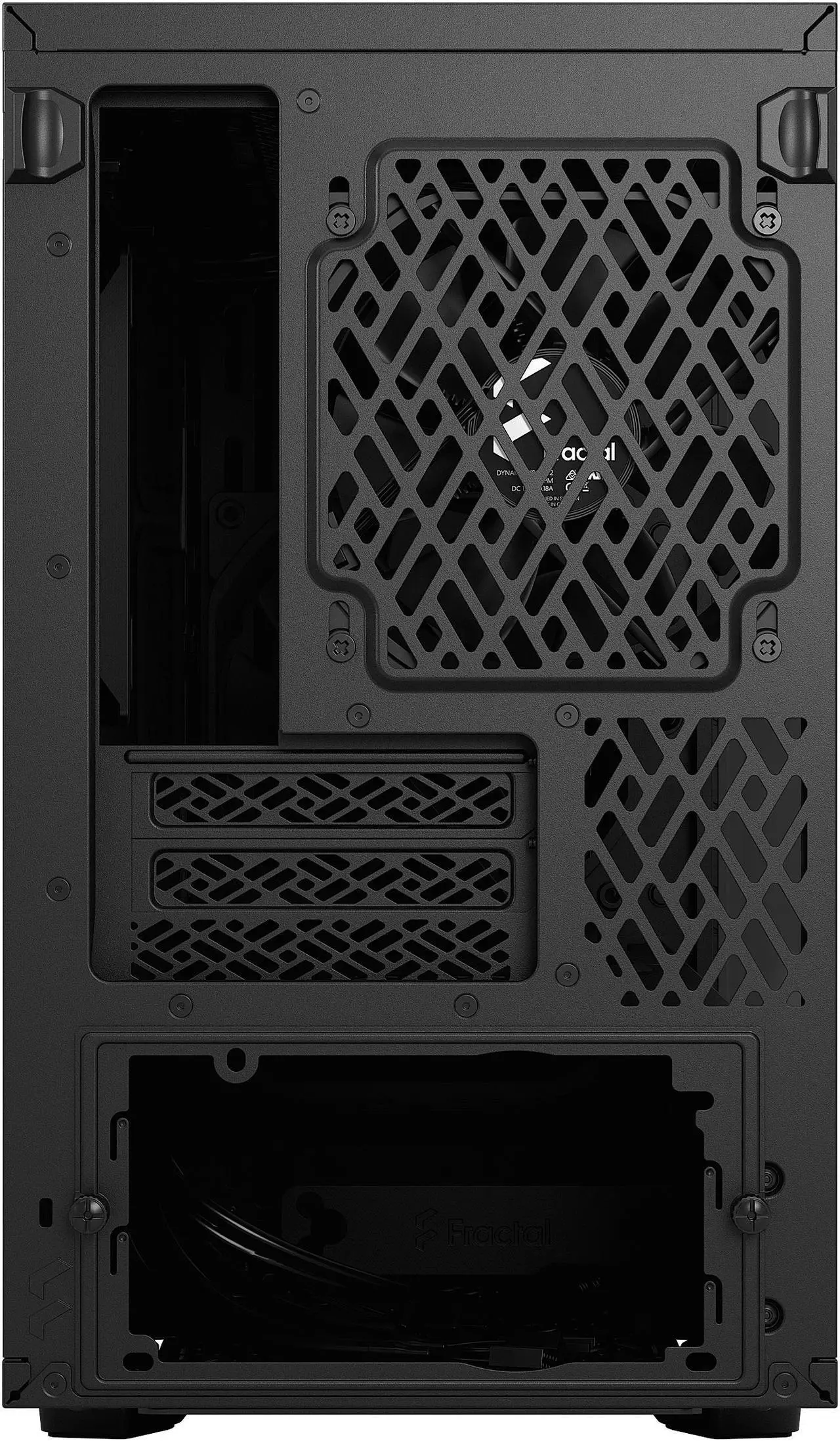 Alt view image 8 of 20 - Fractal Design Define 7 Nano Black Brushed Aluminum/Steel Silent Mini ITX Light Tinted Tempered Glass Window Nano Tower Computer Case