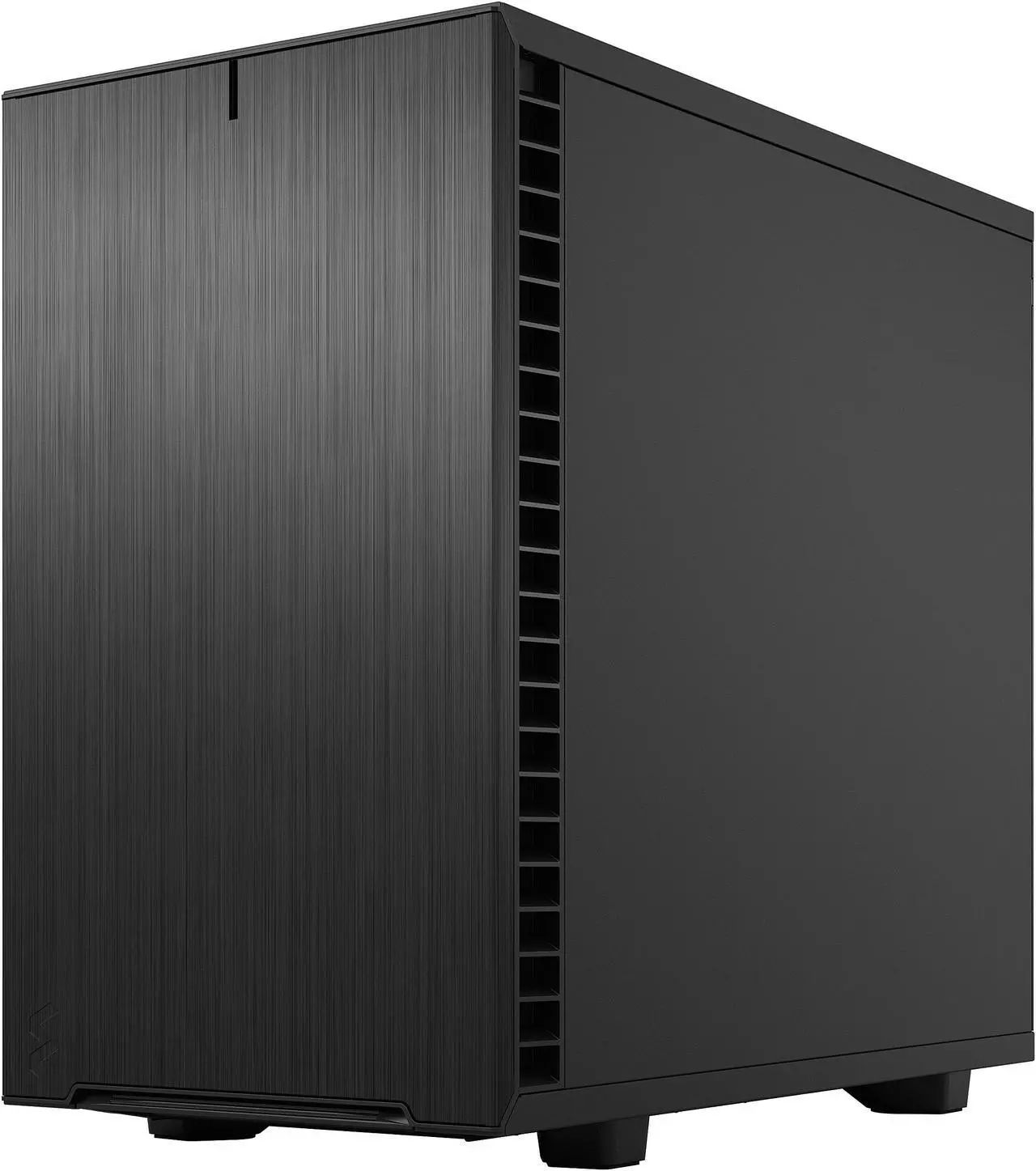 Alt view image 10 of 20 - Fractal Design Define 7 Nano Black Brushed Aluminum/Steel Silent Mini ITX Light Tinted Tempered Glass Window Nano Tower Computer Case