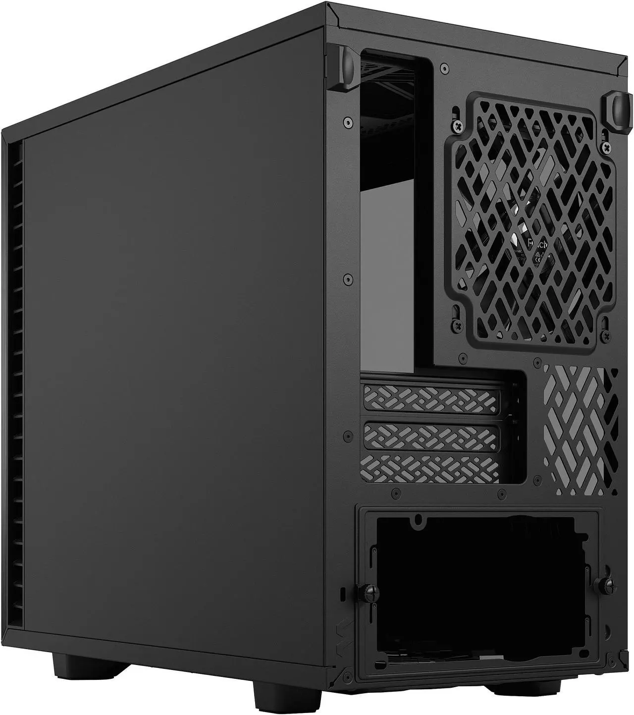 Alt view image 16 of 20 - Fractal Design Define 7 Nano Black Brushed Aluminum/Steel Silent Mini ITX Light Tinted Tempered Glass Window Nano Tower Computer Case