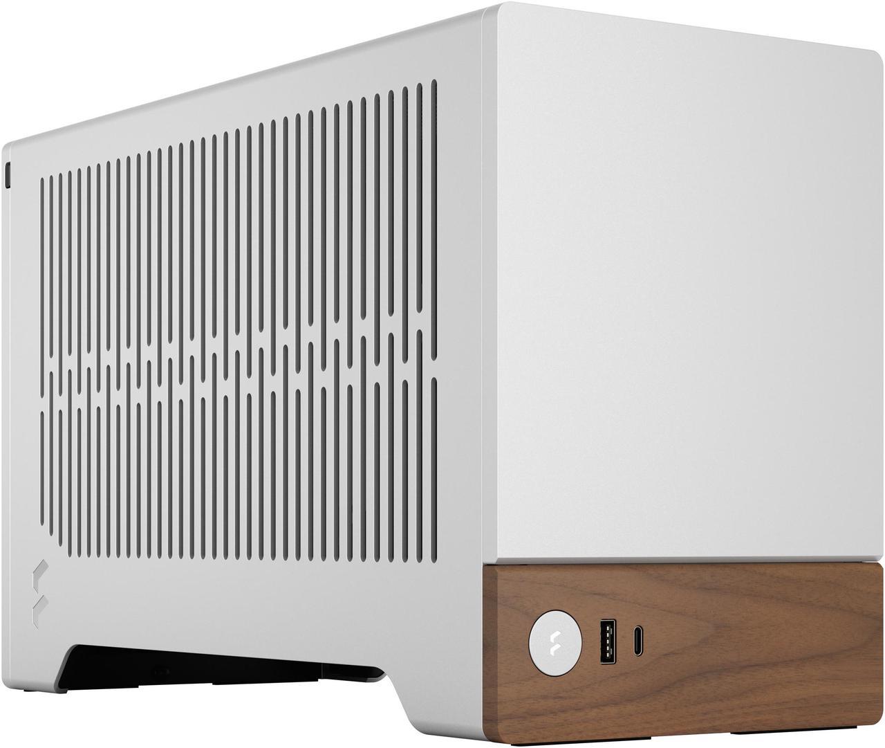 Fractal Design Terra Silver Mini-ITX Small Form Factor PC Case with PCIe 4.0 Riser