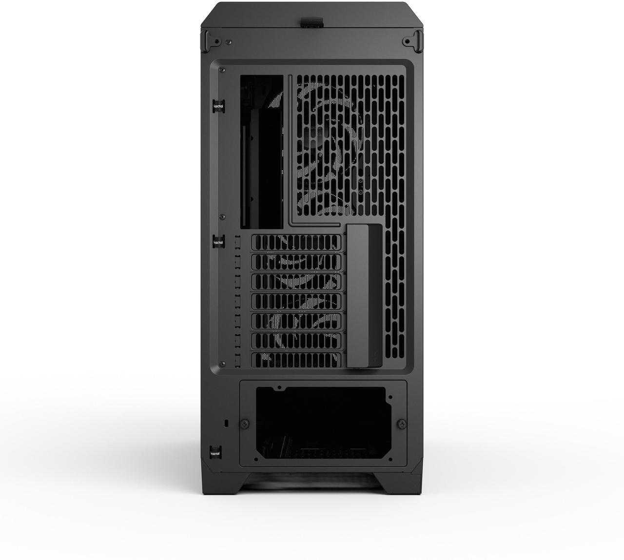 Alt view image 7 of 17 - Fractal Design Meshify 3 ATX mATX Mid Tower PC Case - Black Chassis with Solid Side Panel (FD-C-MES3A-01)