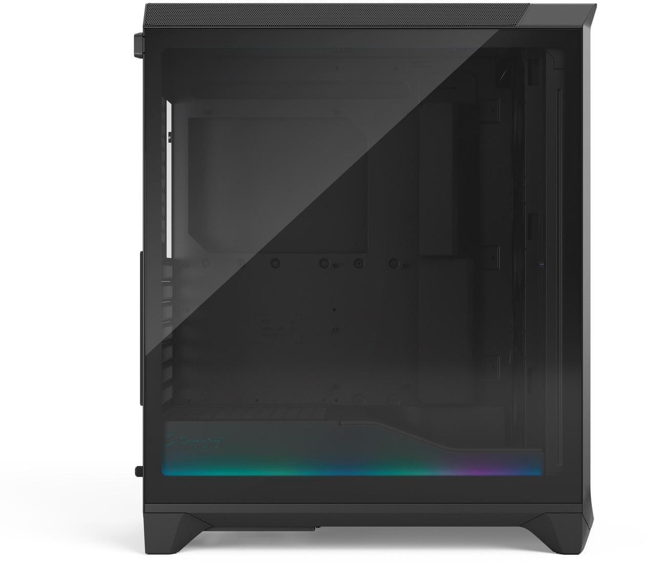 Alt view image 7 of 17 - Fractal Design Meshify 3 Ambience Pro RGB ATX mATX Mid Tower PC Case - Black Chassis with Light Tinted TG Side Panel