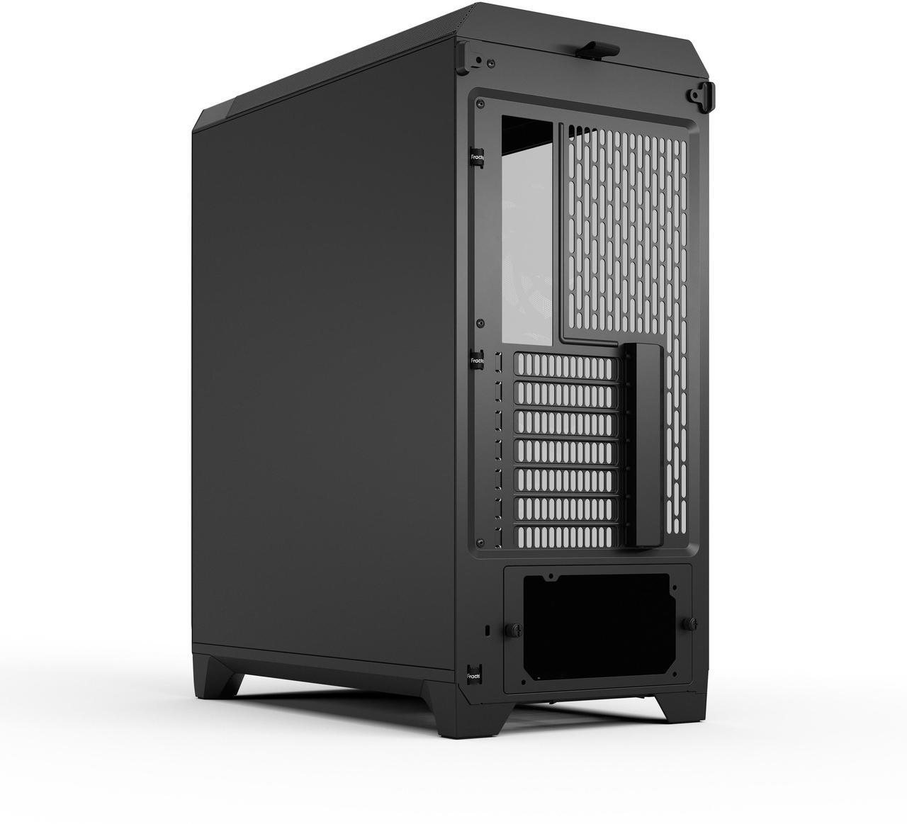 Alt view image 12 of 17 - Fractal Design Meshify 3 Ambience Pro RGB ATX mATX Mid Tower PC Case - Black Chassis with Light Tinted TG Side Panel