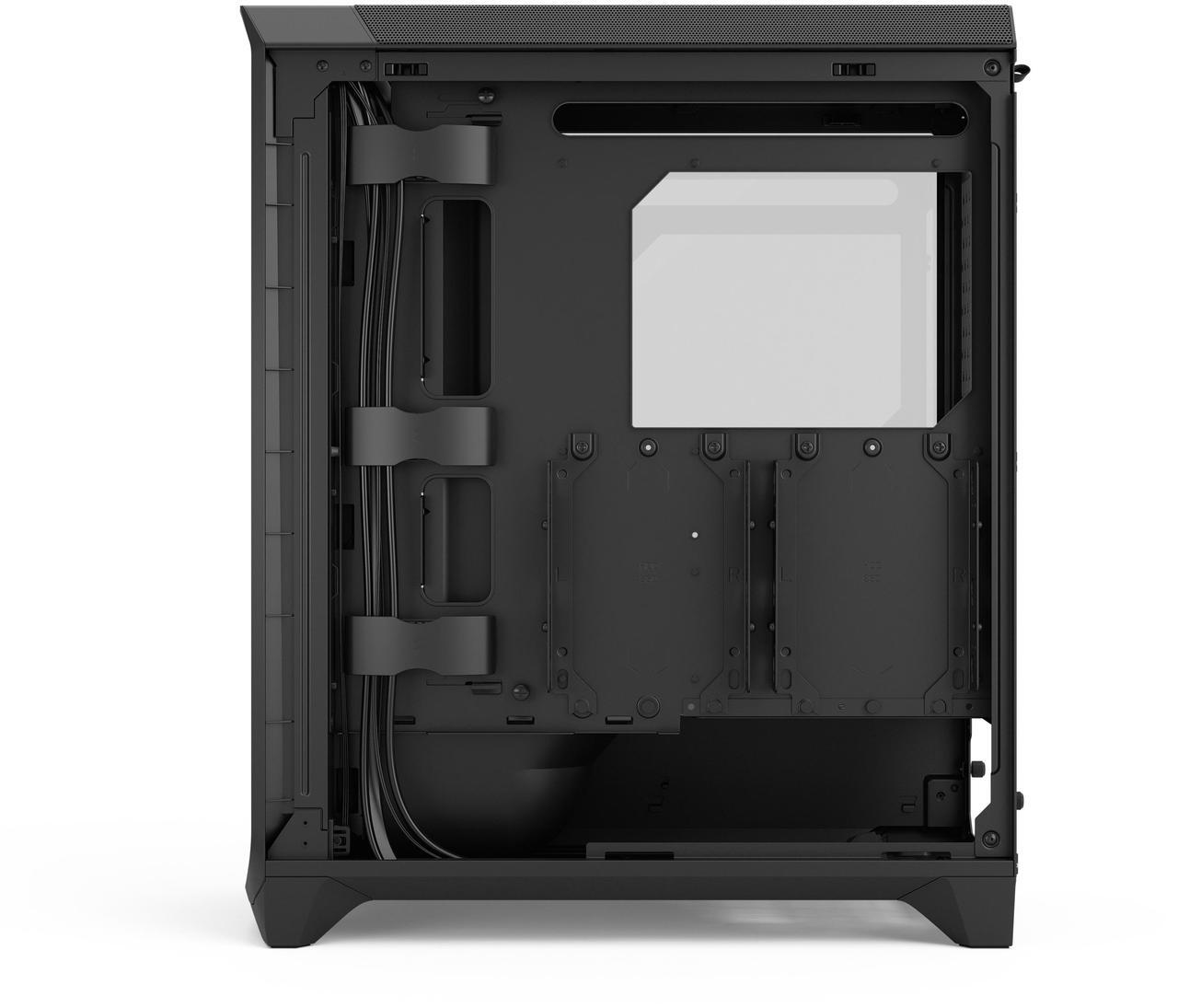 Alt view image 4 of 17 - Fractal Design Meshify 3 RGB ATX mATX Mid Tower PC Case - Black Chassis with Light Tinted TG Side Panel