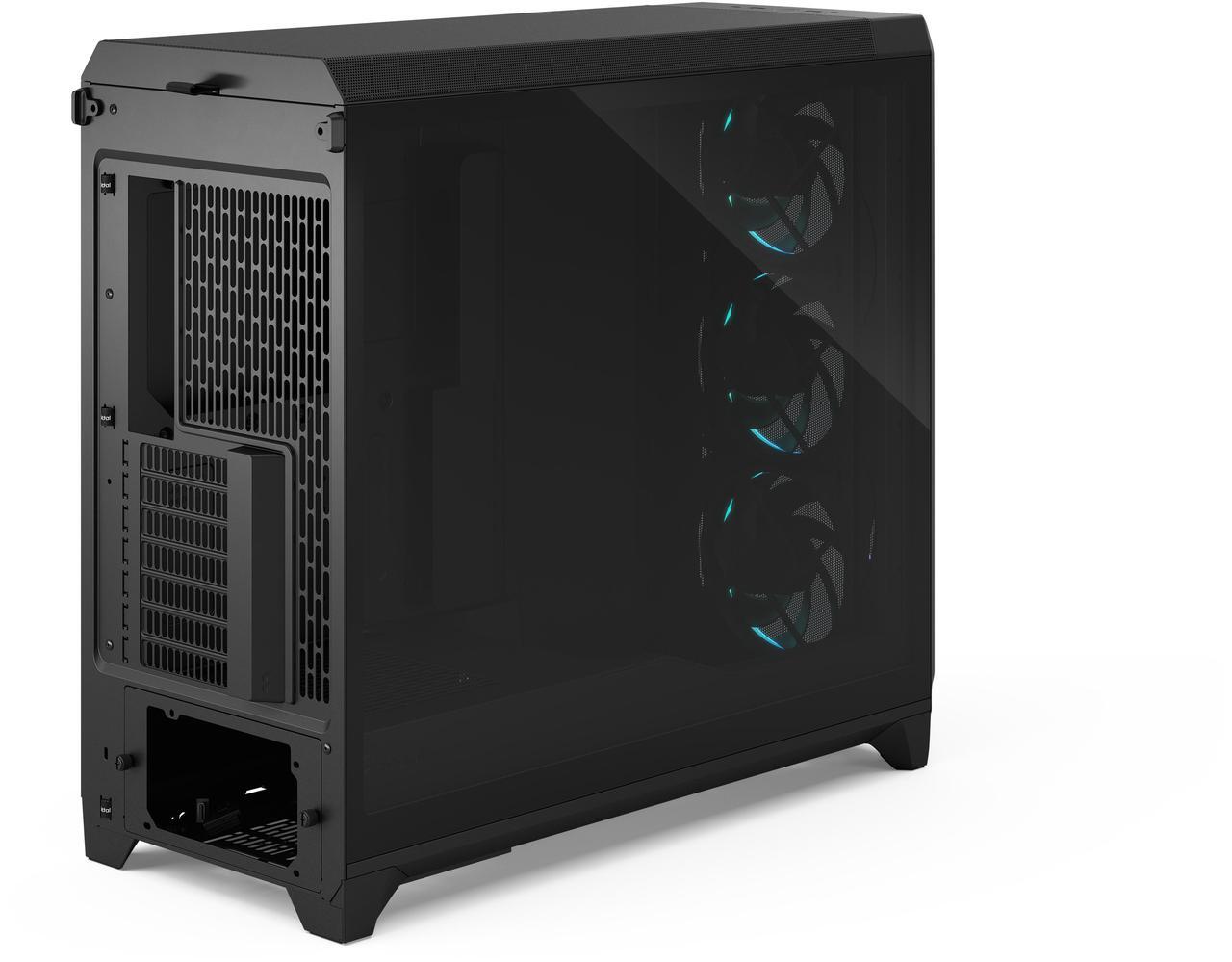 Alt view image 14 of 17 - Fractal Design Meshify 3 XL RGB E-ATX Full Tower PC Case -  Black Chassis with Light Tinted TG Side Panel