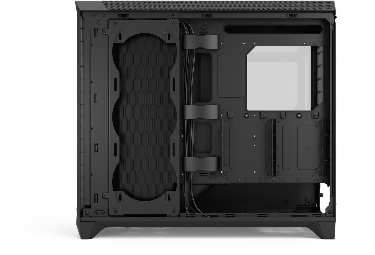 Alt view image 9 of 17 - Fractal Design Meshify 3 XL RGB E-ATX Full Tower PC Case -  Black Chassis with Light Tinted TG Side Panel