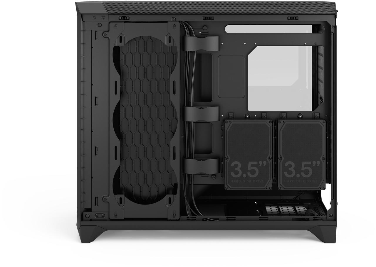 Alt view image 11 of 17 - Fractal Design Meshify 3 XL RGB E-ATX Full Tower PC Case -  Black Chassis with Light Tinted TG Side Panel