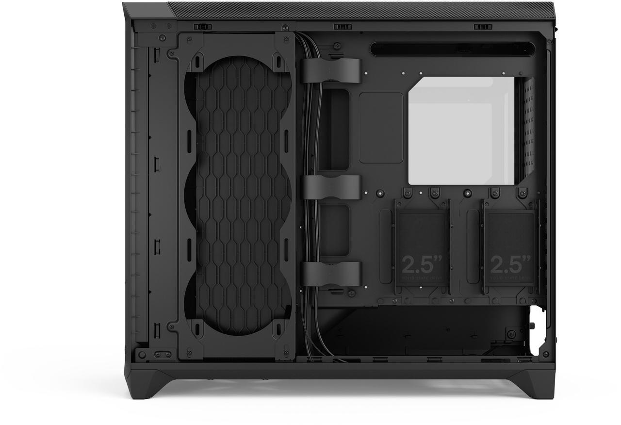 Alt view image 12 of 17 - Fractal Design Meshify 3 XL RGB E-ATX Full Tower PC Case -  Black Chassis with Light Tinted TG Side Panel