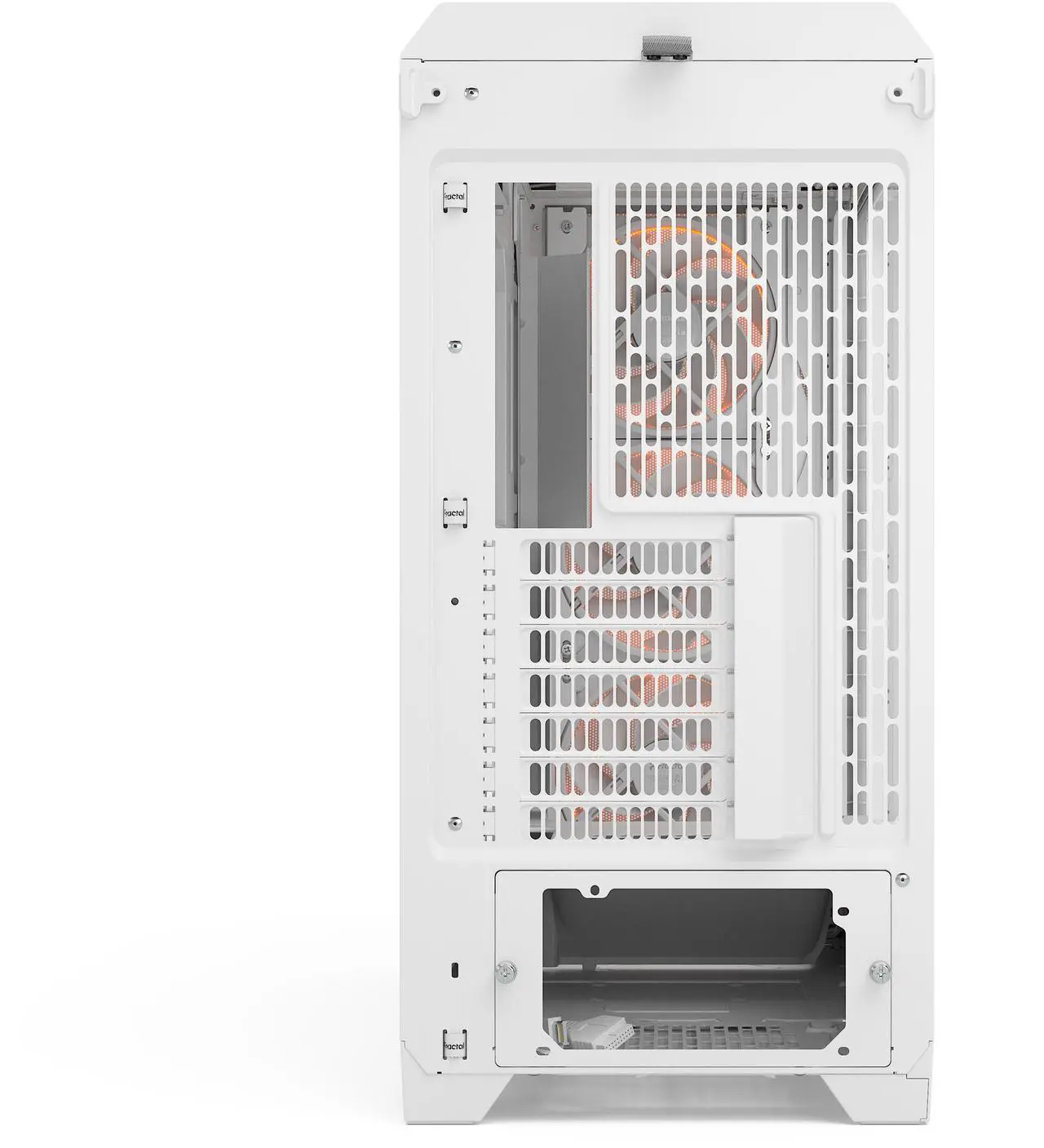 Alt view image 16 of 17 - Fractal Design Meshify 3 XL RGB E-ATX Full Tower PC Case -  White Chassis with Clear TG Side Panel
