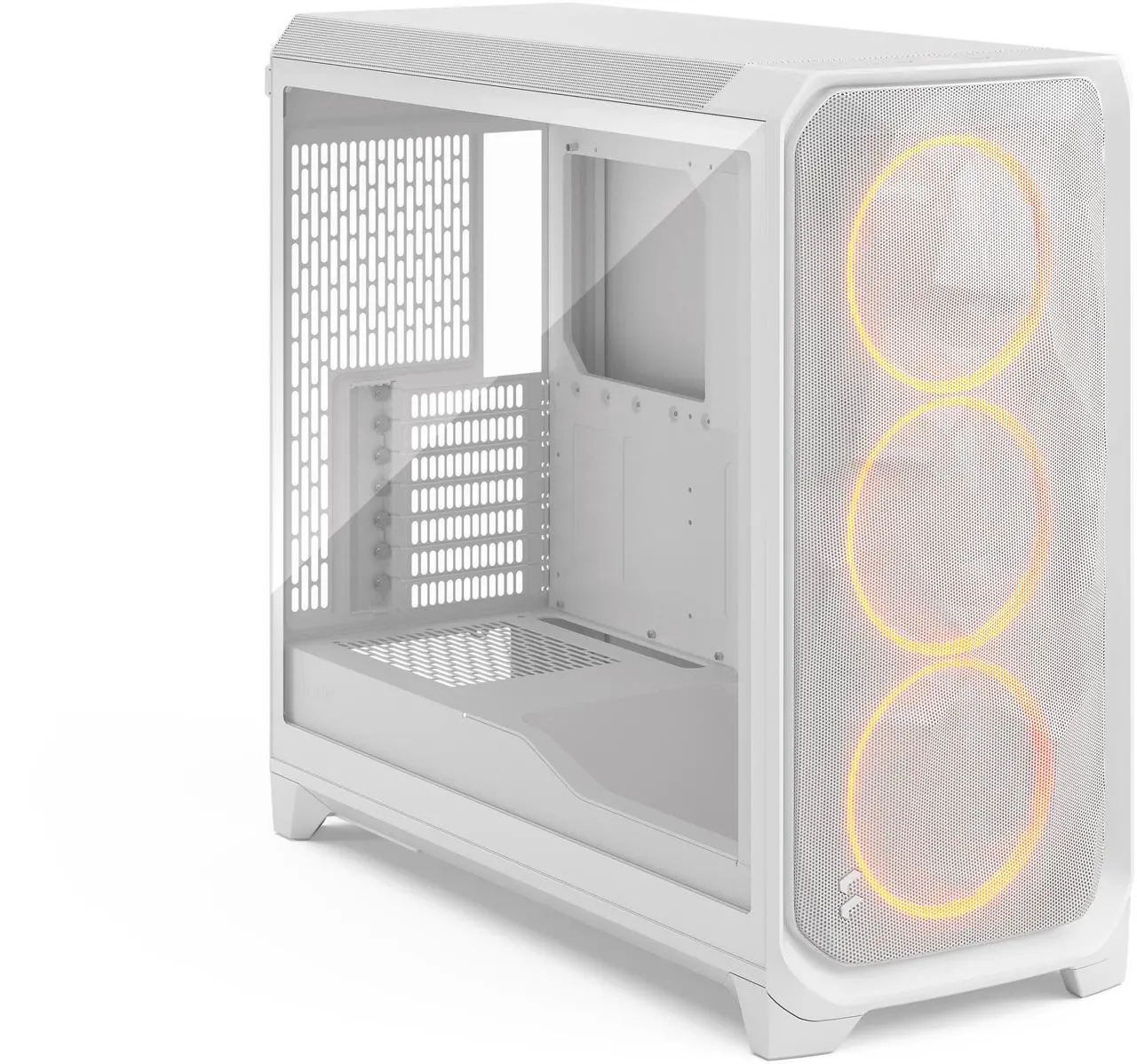 Main image of Fractal Design Meshify 3 XL RGB E-ATX Full Tower PC Case -  White Chassis with Clear TG Side Panel