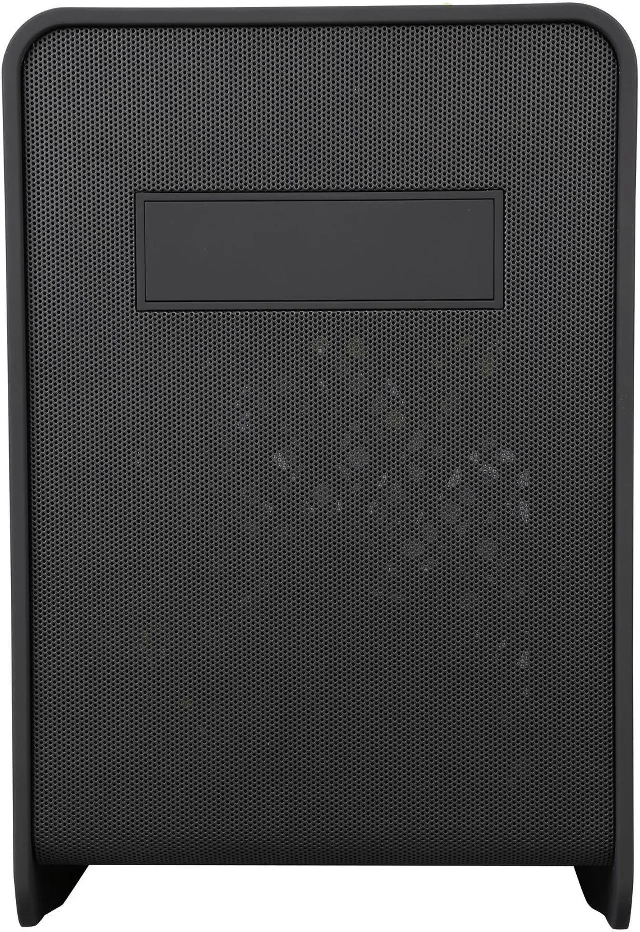 Alt view image 3 of 10 - DIYPC Cuboid-G Black USB 3.0 Gaming Micro-ATX Mid Tower Computer Case w/ 1 x 140mm LED Green Fan x Front, 1 x 120mm LED Green Fan x Rear