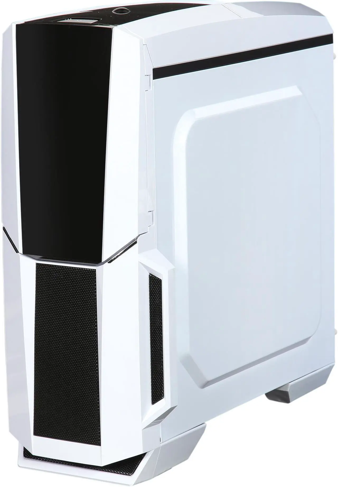Alt view image 10 of 16 - DIYPC Gamemax-W-RGB White Dual USB 3.0 ATX Mid Tower Gaming Computer Case with Build-in 3 x RGB LED Fans and RGB Remote Control