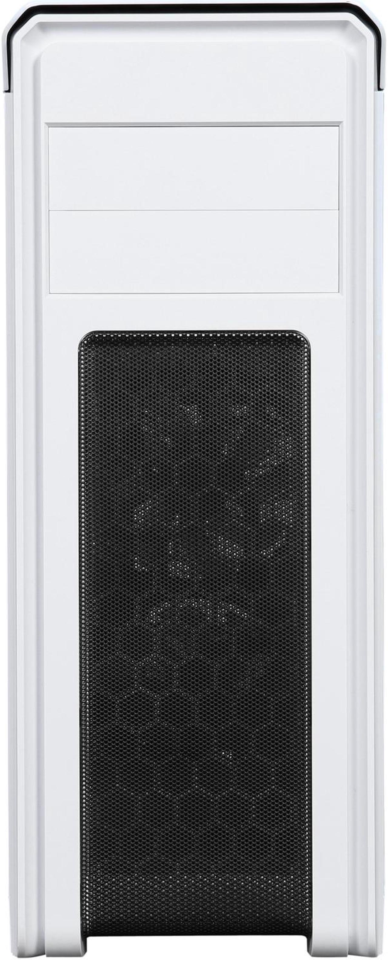 Alt view image 9 of 17 - DIYPC D480-W-RGB White Dual USB 3.0 ATX Mid Tower Gaming Computer Case with Build-in 3 x RGB LED Fans (Pre-Installed) and RGB Remote Control
