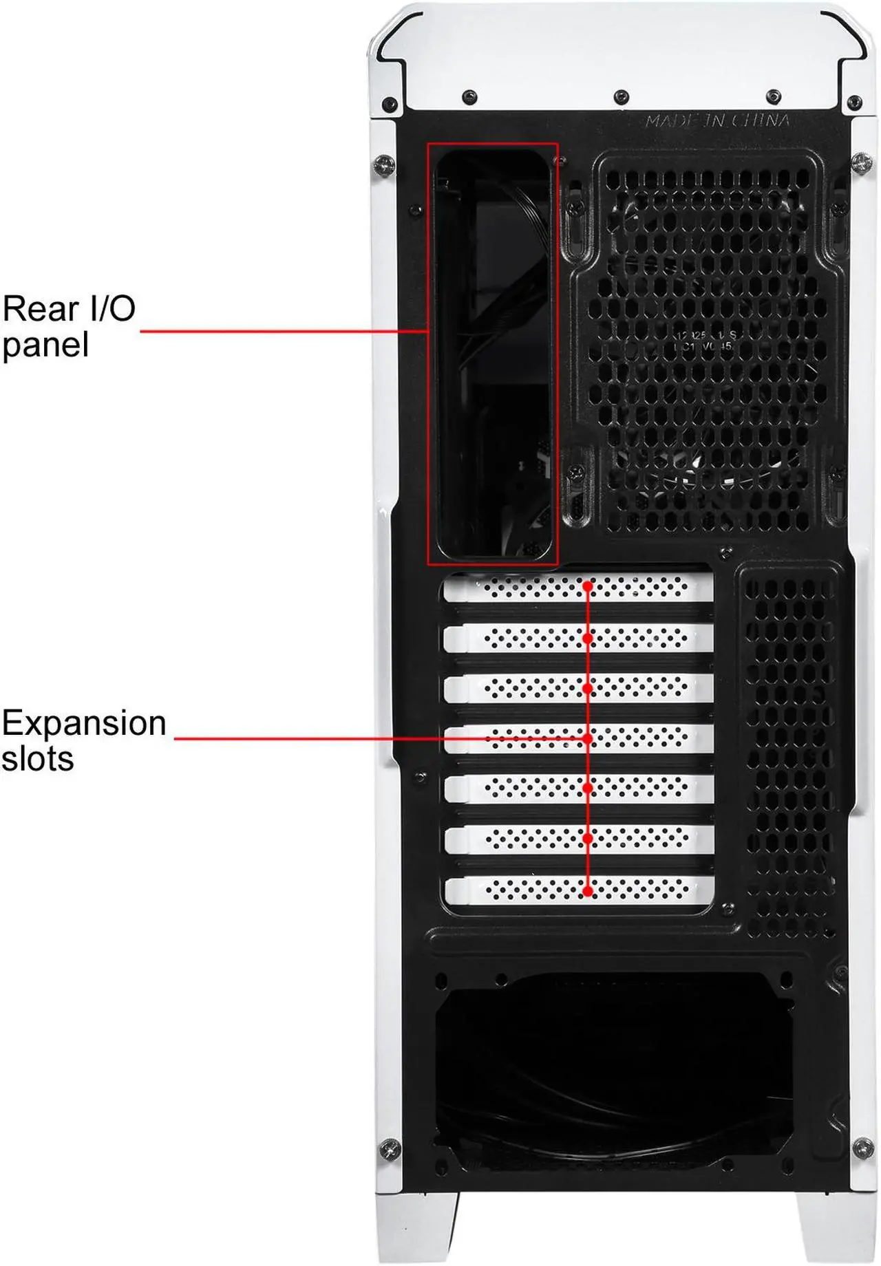 Alt view image 12 of 17 - DIYPC D480-W-RGB White Dual USB 3.0 ATX Mid Tower Gaming Computer Case with Build-in 3 x RGB LED Fans (Pre-Installed) and RGB Remote Control