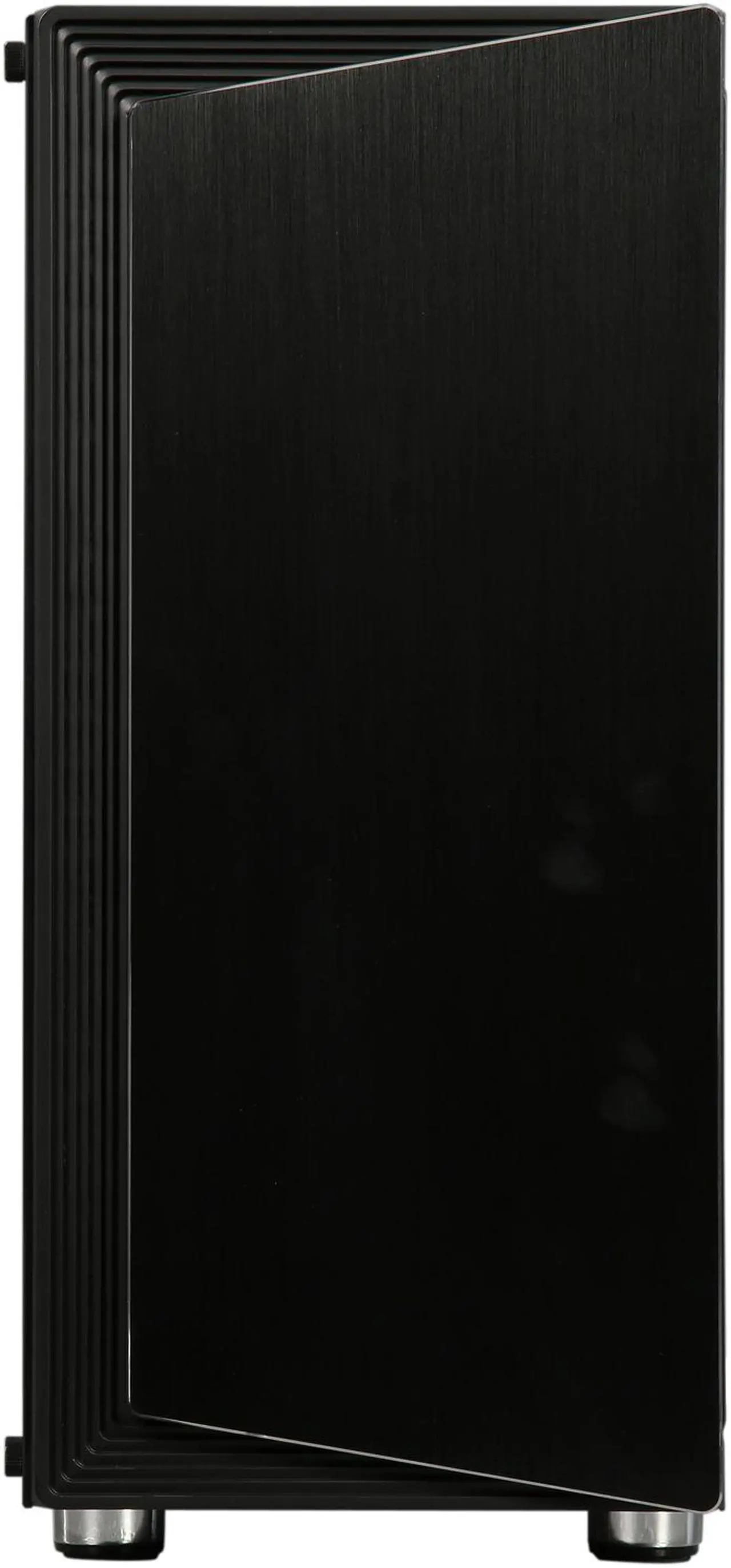 Alt view image 10 of 17 - DIYPC DIY-Line-RGB Black Dual USB3.0 ATX Mid Tower Gaming Computer Case w/Tempered Glass Panel and Integrated RGB Strip/Pre-Installed RGB LED Fan