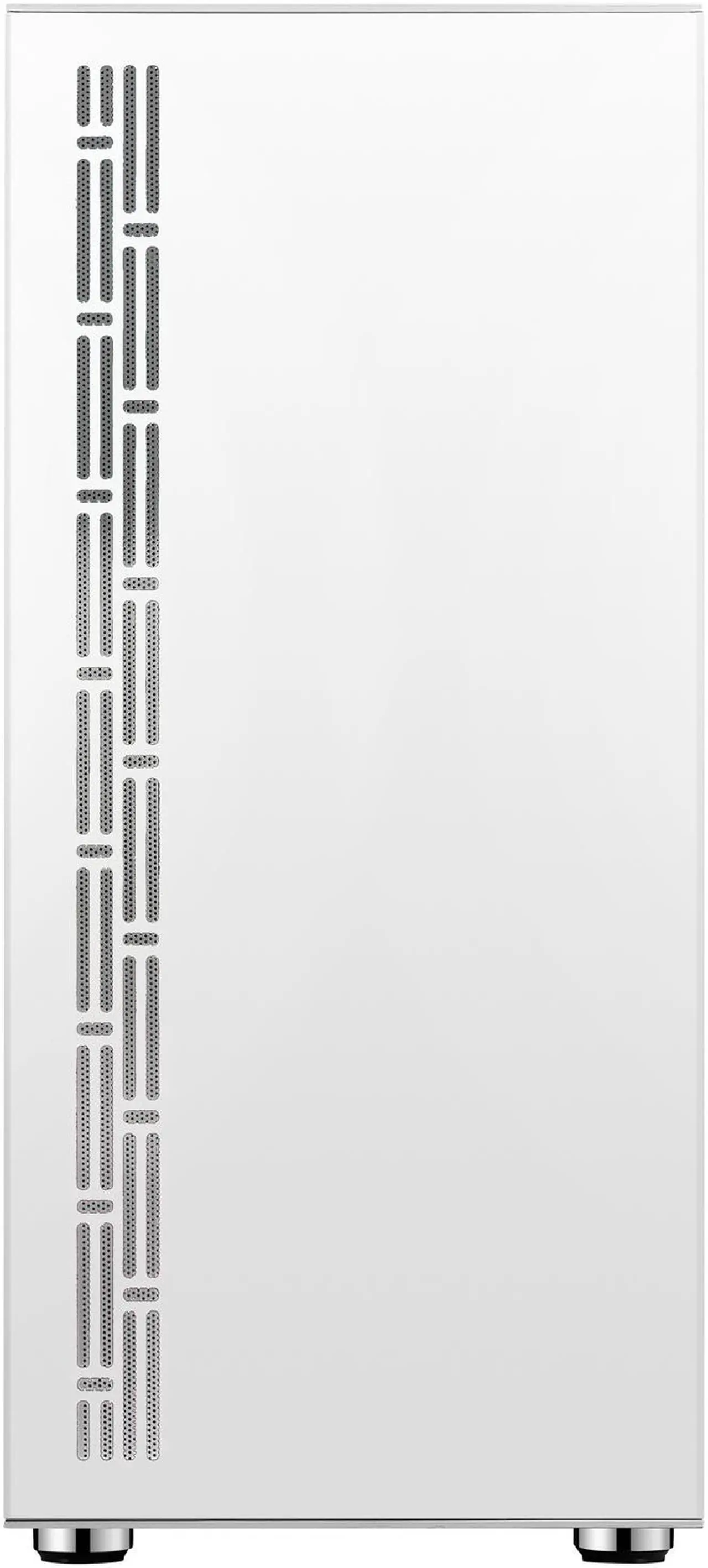 Alt view image 10 of 20 - DIYPC AVVUS-W-ARGB White Steel / Tempered Glass ATX Mid Tower Computer Case with 1 x 120mm Halo ARGB LED Fan Pre-Installed