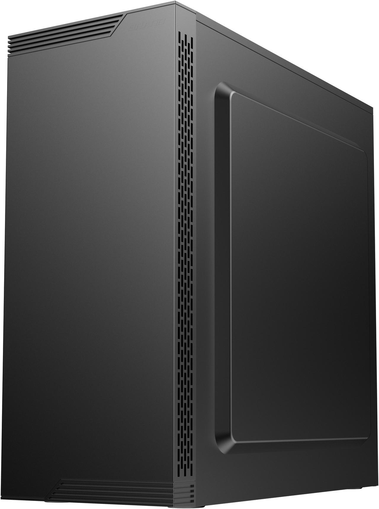 Alt view image 4 of 8 - DIYPC  DIY-S05-BK Black USB3.0 Steel  ATX Mid Tower Computer Case, 3 x120mm Black Fan (2 x front, 1x Rear Pre-Installed)