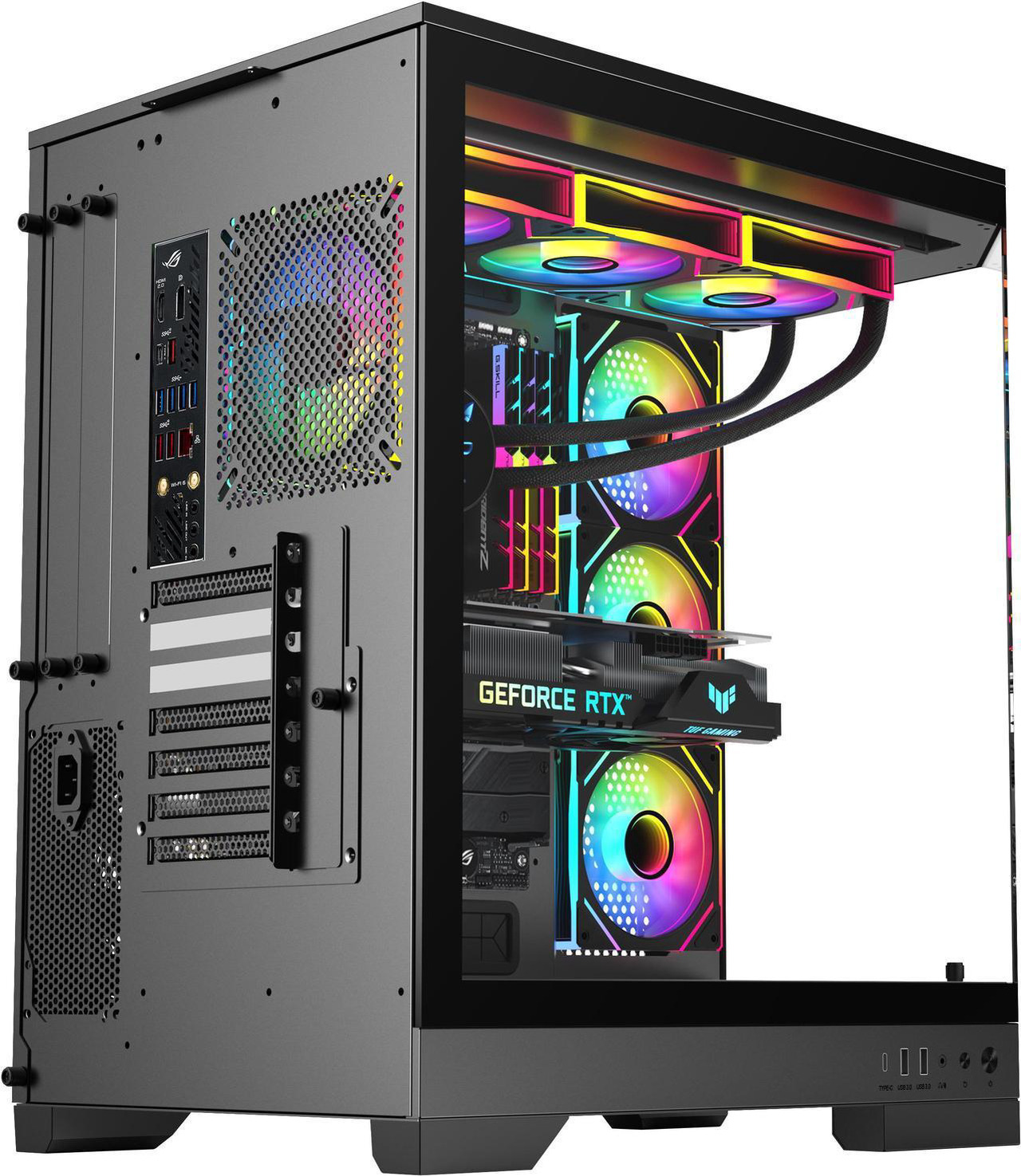 Open Box: DIYPC Vanguard-F1-BK Black Cases (Computer Cases - ATX Form) - Newegg.com - Open Box condition - Image 24