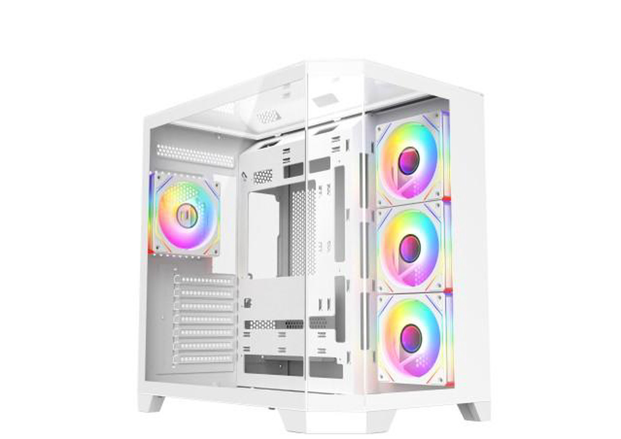 Open Box: DIYPC ARGB-N8-W White Case (Computer Cases - ATX Form) - Newegg.ca - Open Box condition - Image 11