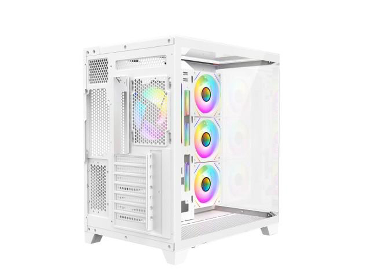Open Box: DIYPC ARGB-N8-W White Case (Computer Cases - ATX Form) - Newegg.ca - Open Box condition - Image 12