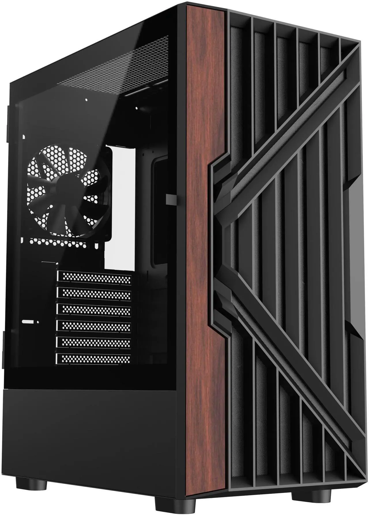 DIYPC DIY-G18-WD Black Case (Computer Cases - ATX Form)