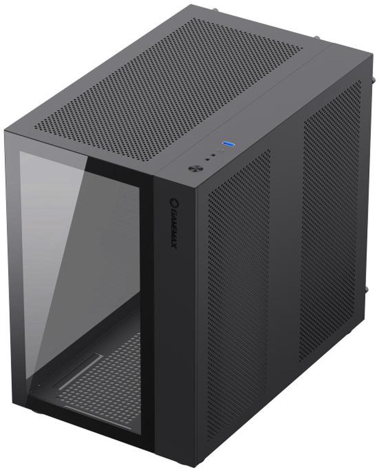 Alt view image 13 of 14 - Gamemax Infinity BK Black USB3.0 /Type C Tempered Glass ATX Mid Tower Gaming Computer Case w/ Dual Tempered Glass Panels (Fans Not Included)