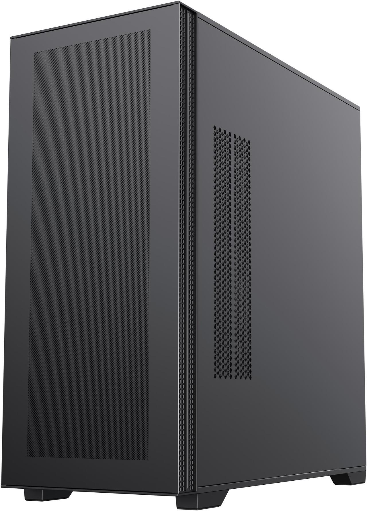 Alt view image 3 of 13 - GAMEMAX Quest Black E-ATX PC Gaming Case-Pre-Installed 1X 120mm Black Fan-Micro ATX / ATX / ITX / E-ATX