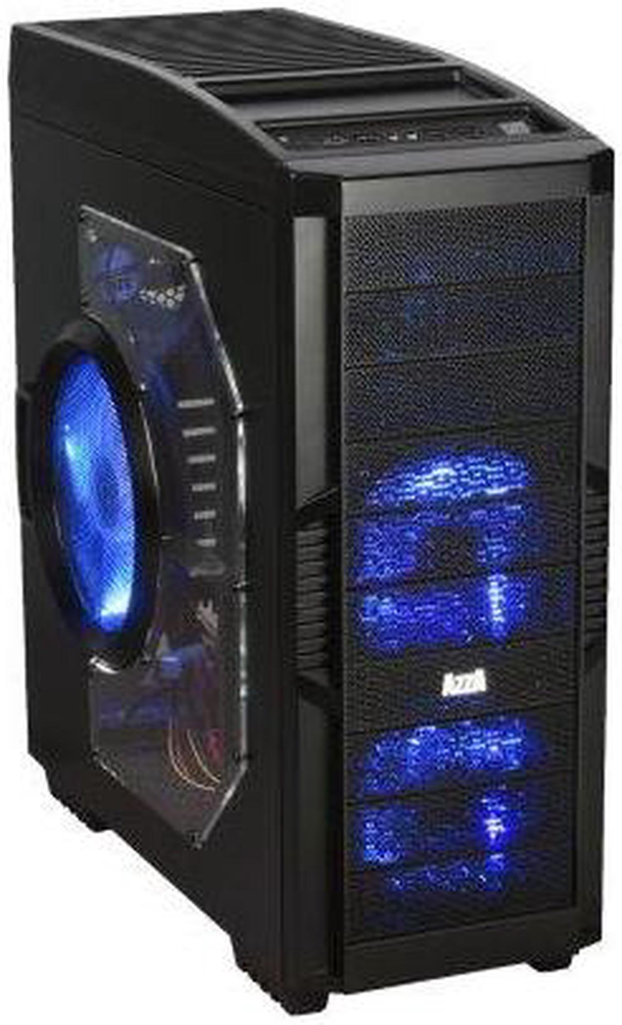 AZZA Solano 1000 Black Japanese SECC Steel/Metal mesh in front MicroATX/ATX/Full ATX Computer Case