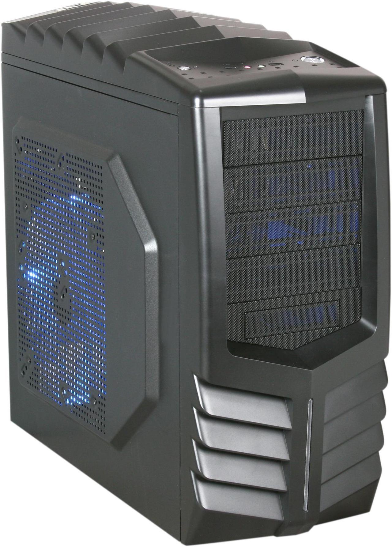 AZZA Toledo 301 (CSAZ-301) Black SECC Steel ATX Mid Tower Computer Case