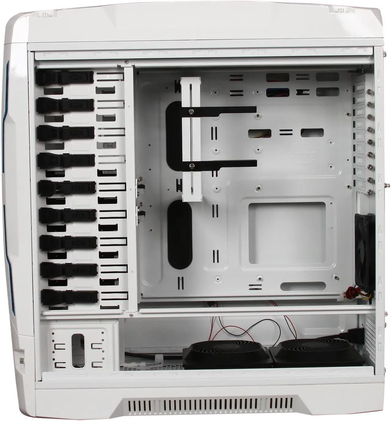 Alt view image 7 of 11 - AZZA Genesis 9000 CSAZ-9000W White 0.8mm SECC ATX Full Tower Computer Case