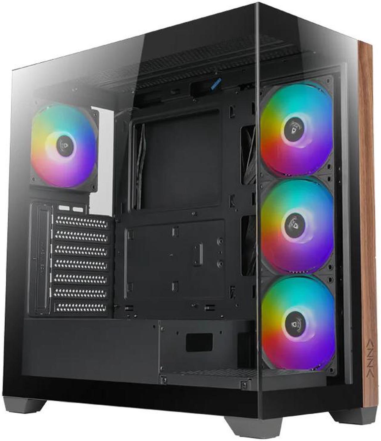 AZZA CSAZ-491 NEPTUNE Black ATX Mid Tower Case