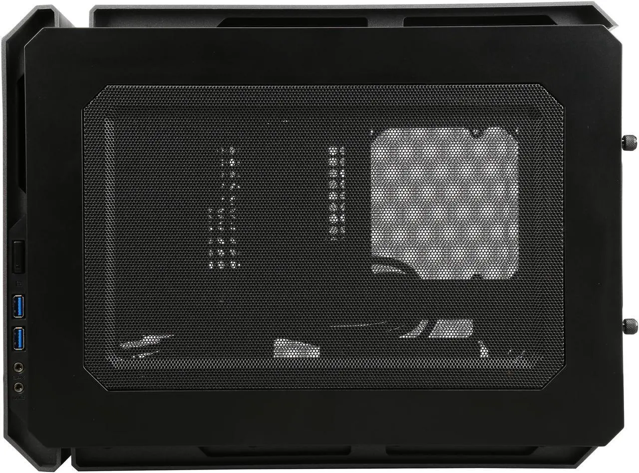 Alt view image 4 of 11 - COUGAR QBX Black Steel Mini-ITX Ultra-Compact Pro Gaming Case