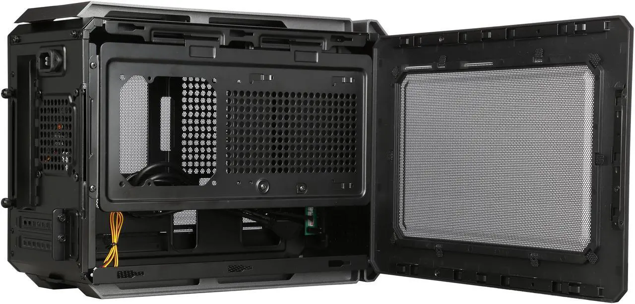 Alt view image 6 of 11 - COUGAR QBX Black Steel Mini-ITX Ultra-Compact Pro Gaming Case