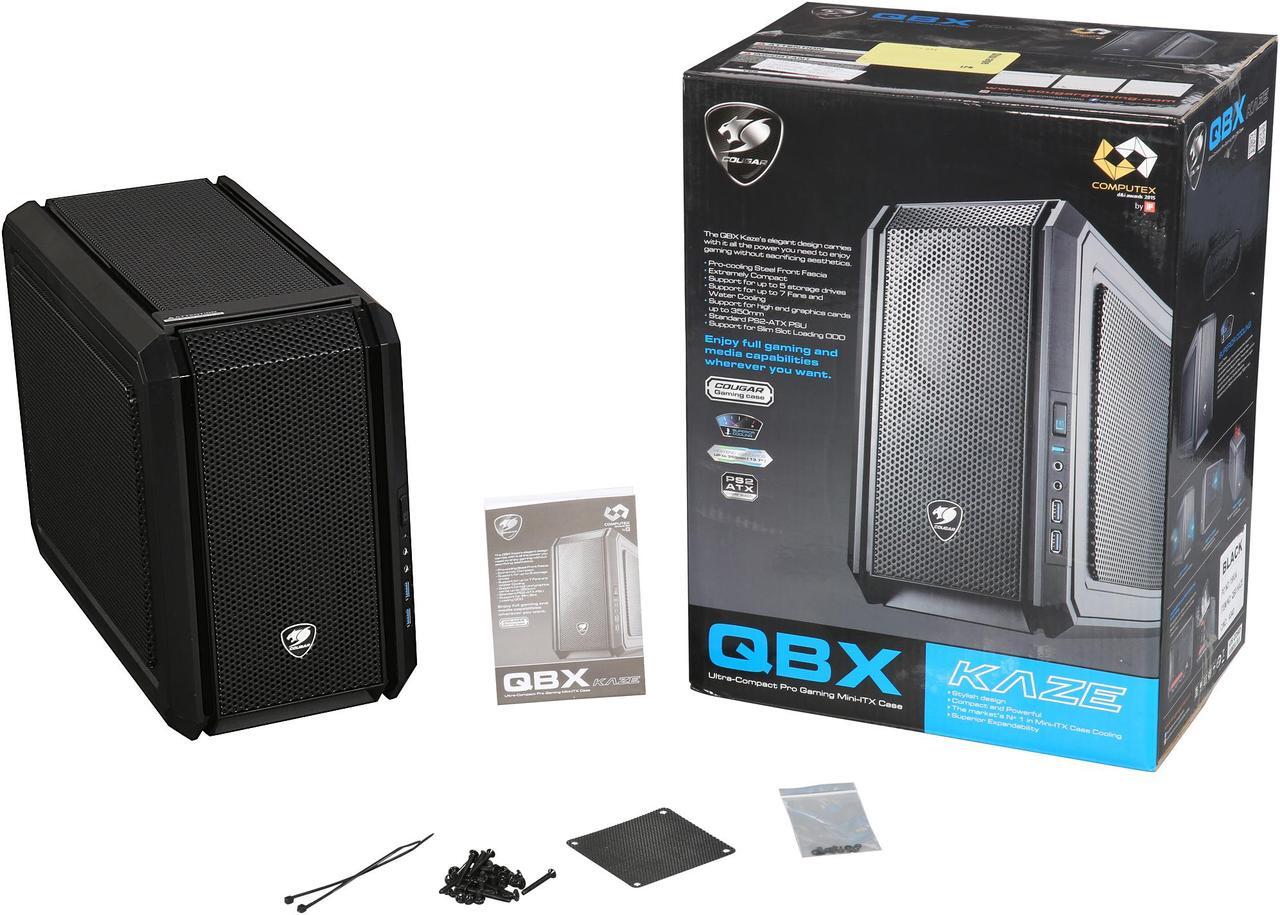 Alt view image 10 of 9 - COUGAR QBX-KAZE Mini-ITX Ultra-Compact Pro Gaming Mini-ITX Case